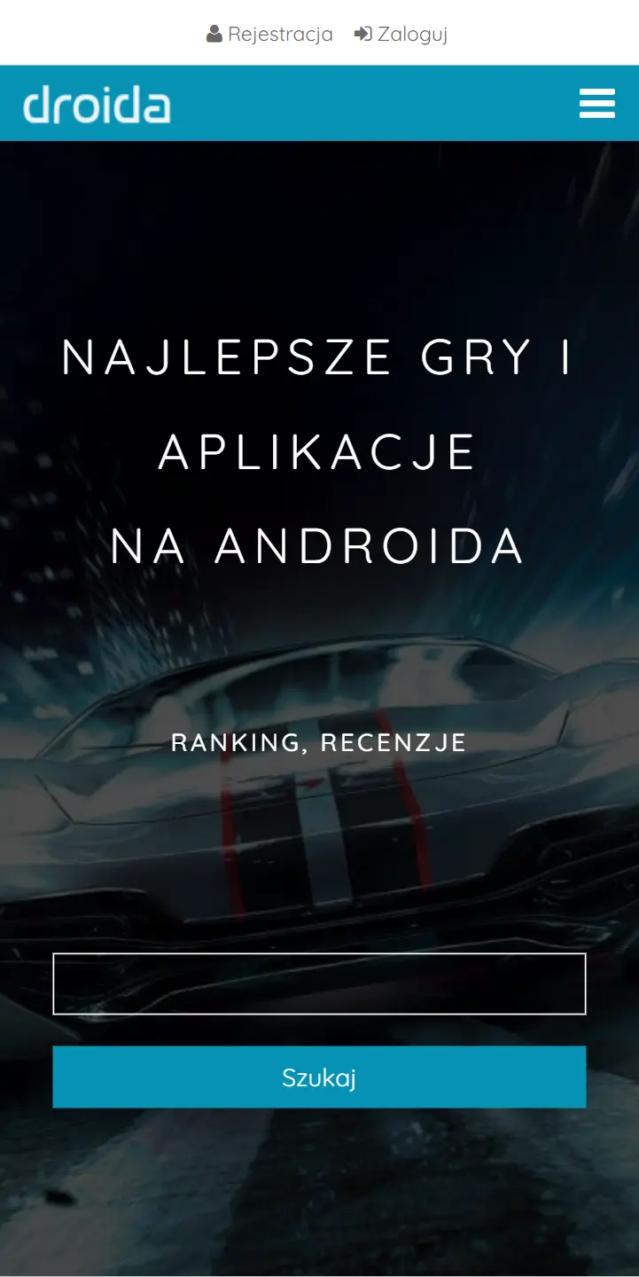 Droida.pl - widok mobilny