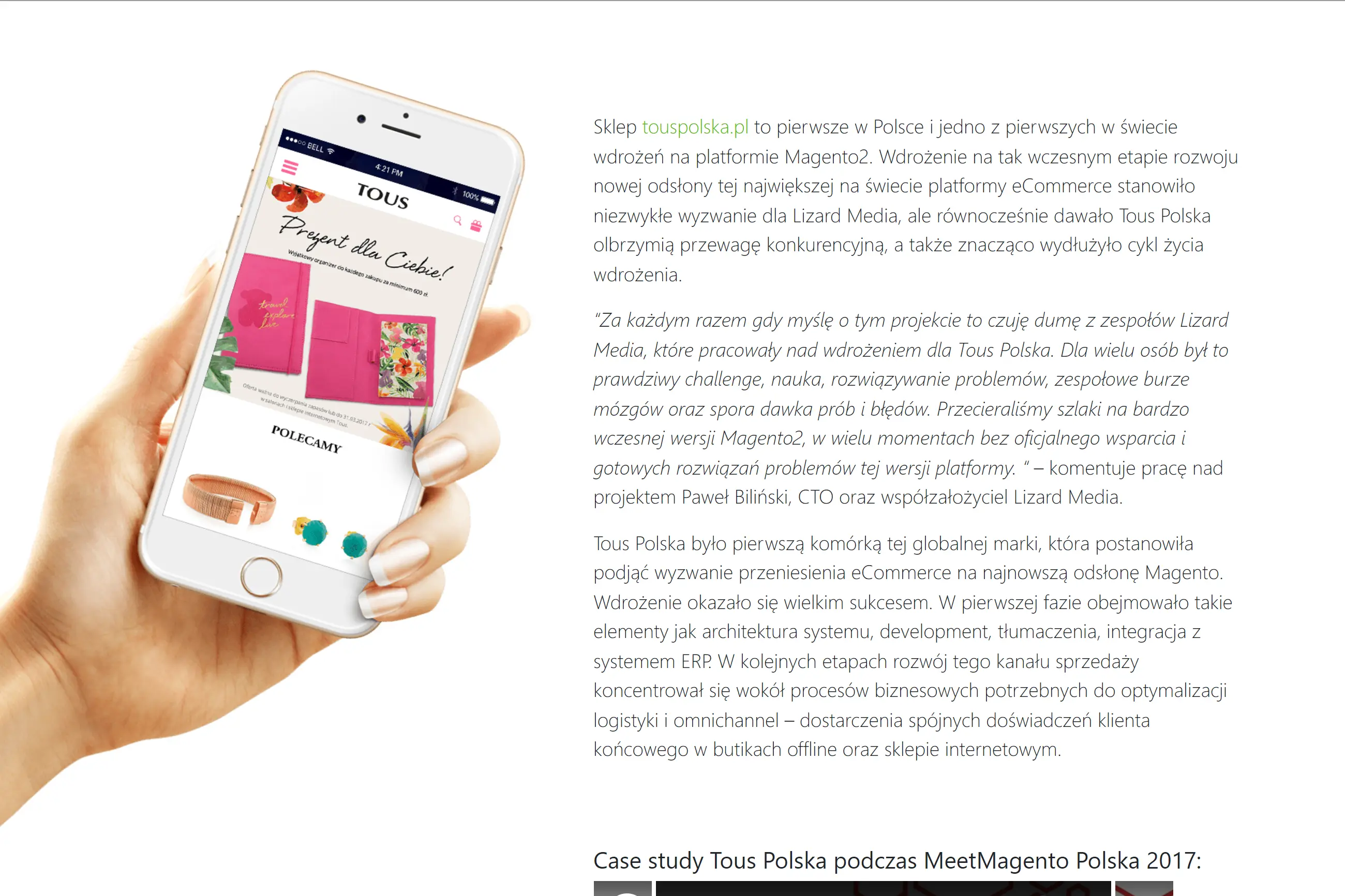LizardMedia UX & Software House website - custom WordPress development and design implementation.