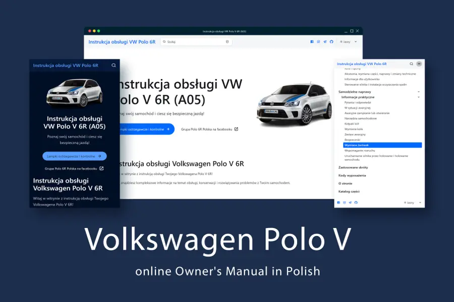 Instrukcja obsługi VW Polo 6R