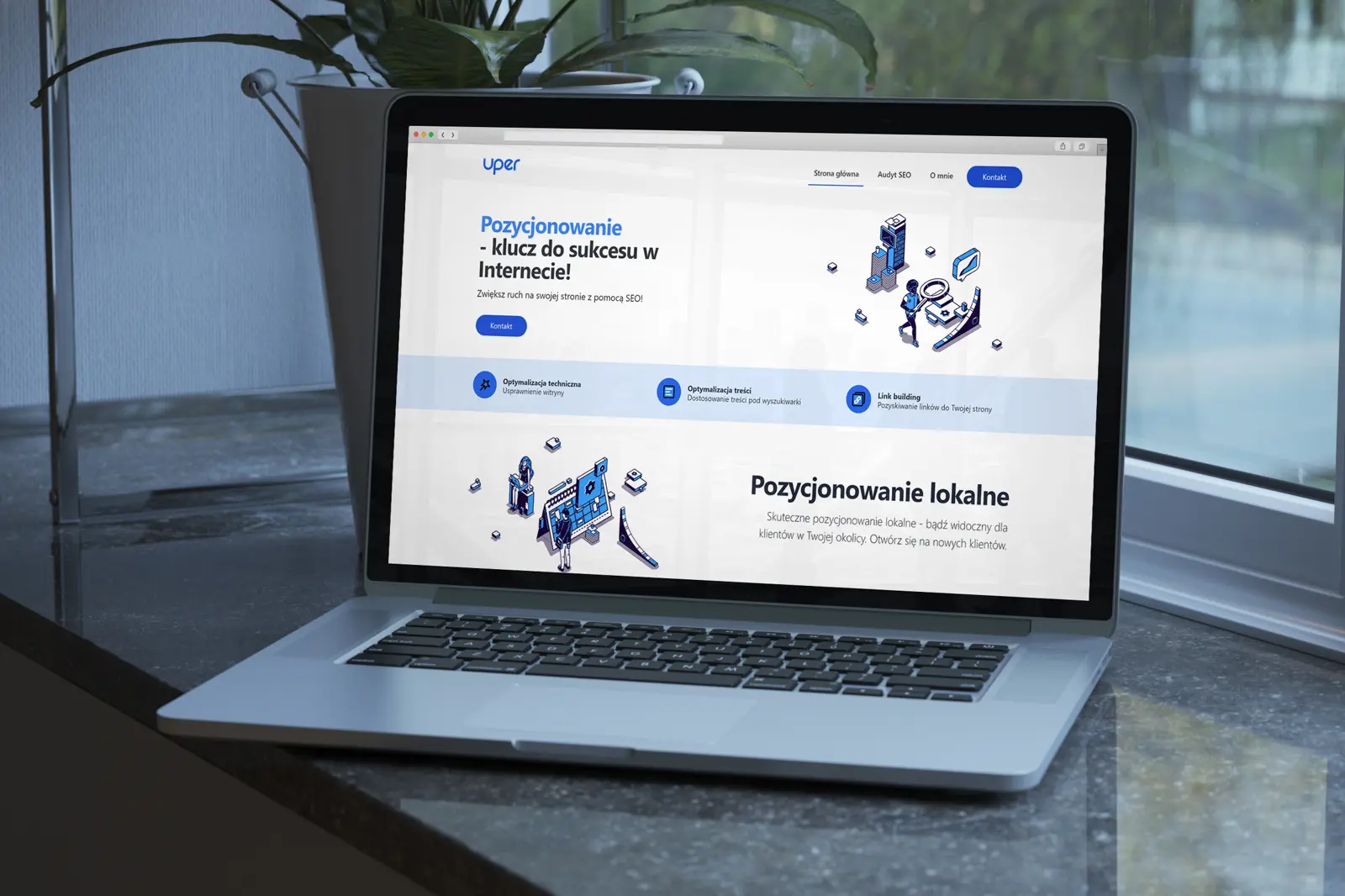 Strona agencji SEO uper.pl