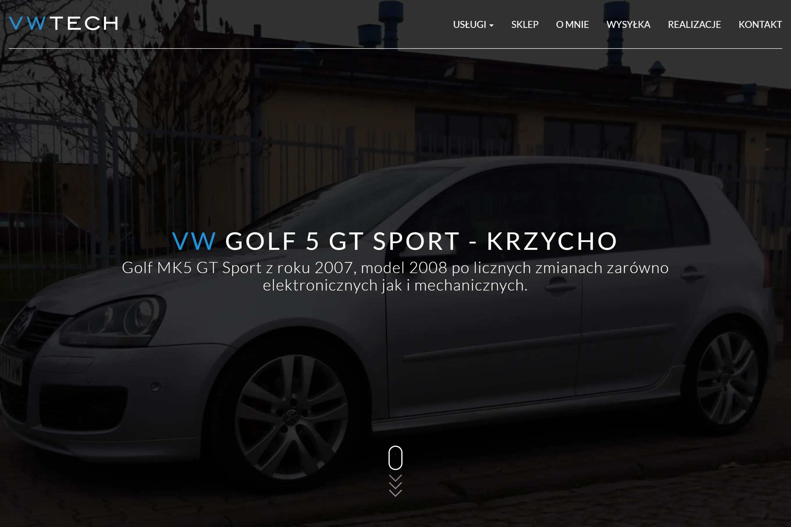 Website with admin panel and product packshots for VWTECH. Includes photo processing and a proprietary CMS adapted to client needs.