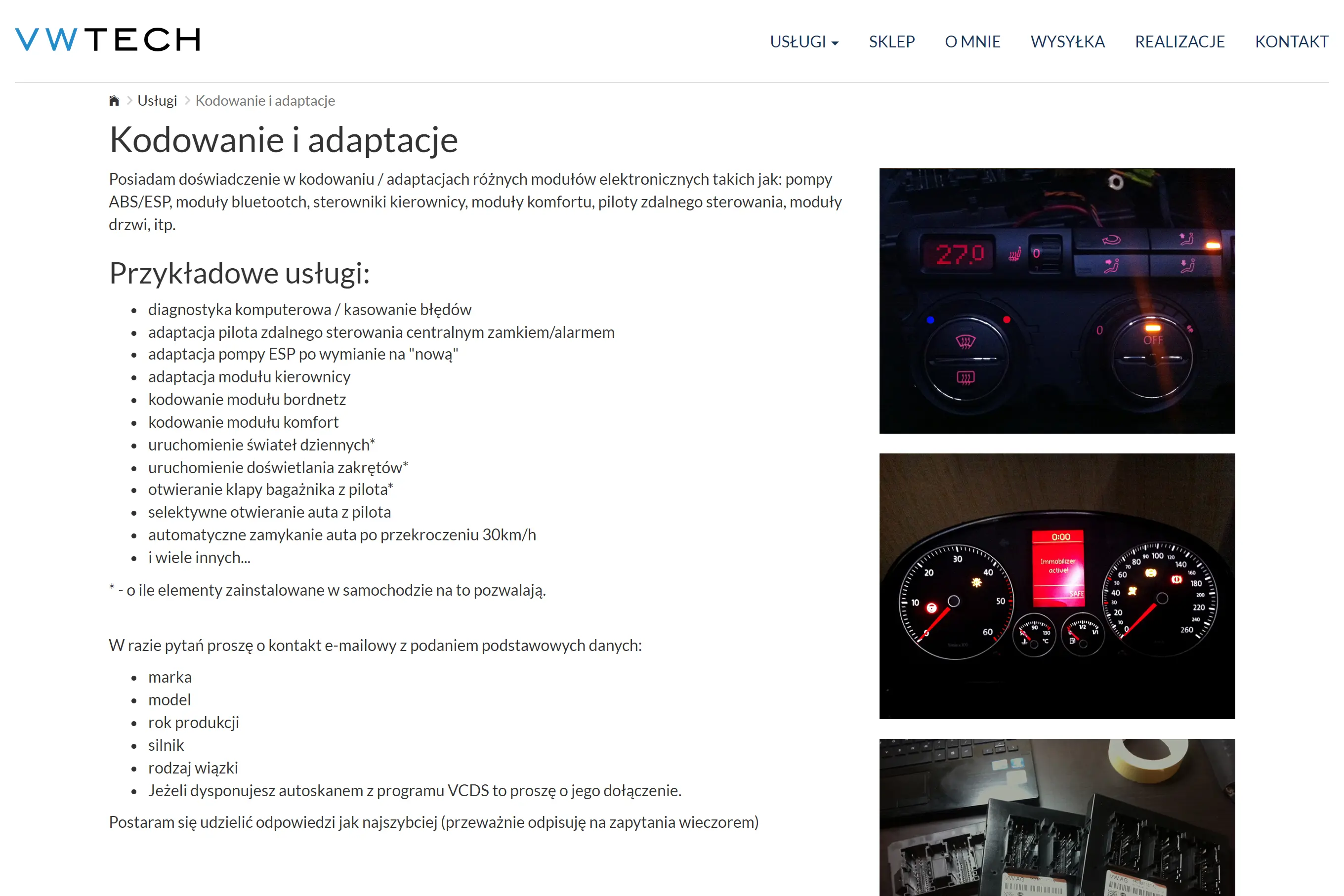 Creating a website with an administration panel and graphic designs (photo processing, product packshots etc.). Proprietary CMS adapted to the needs of the client.