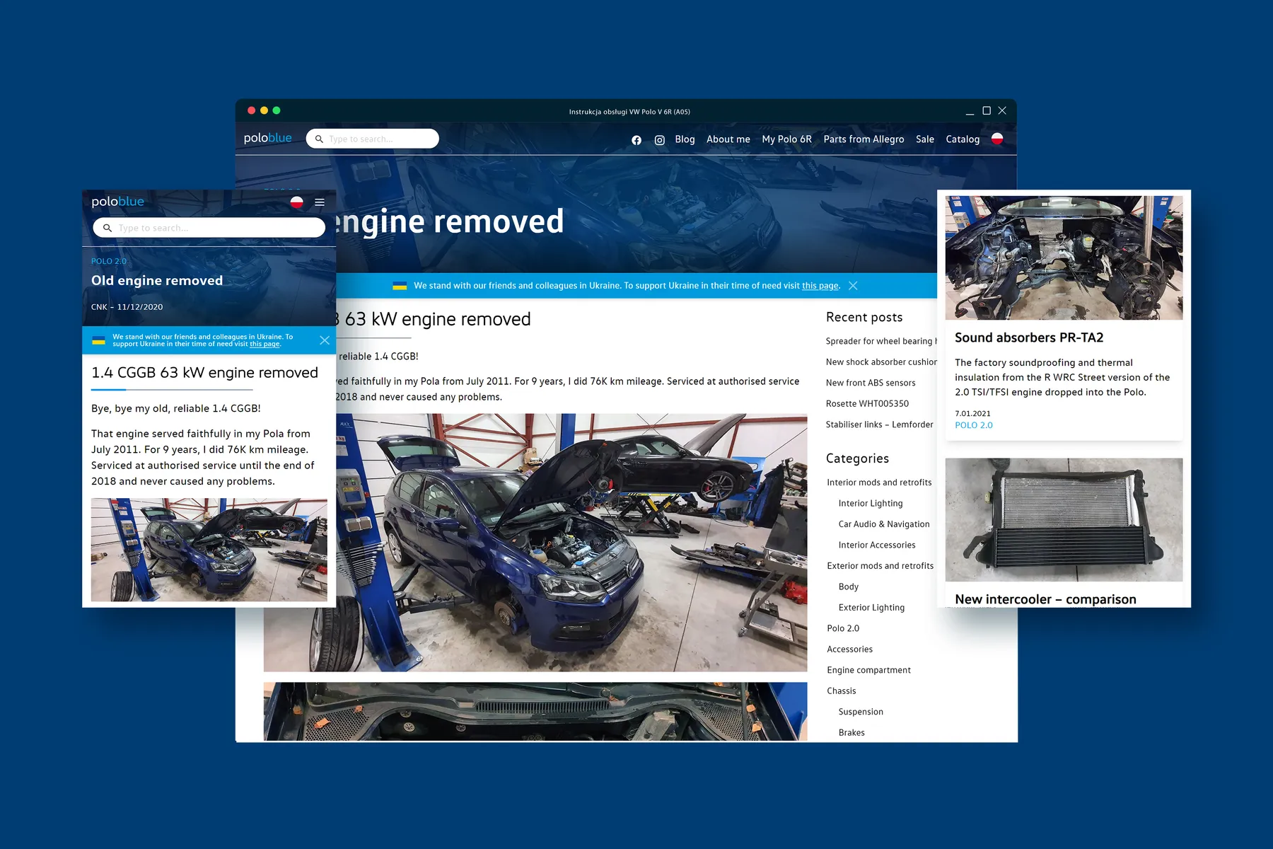 Nowoczesny blog motoryzacyjny