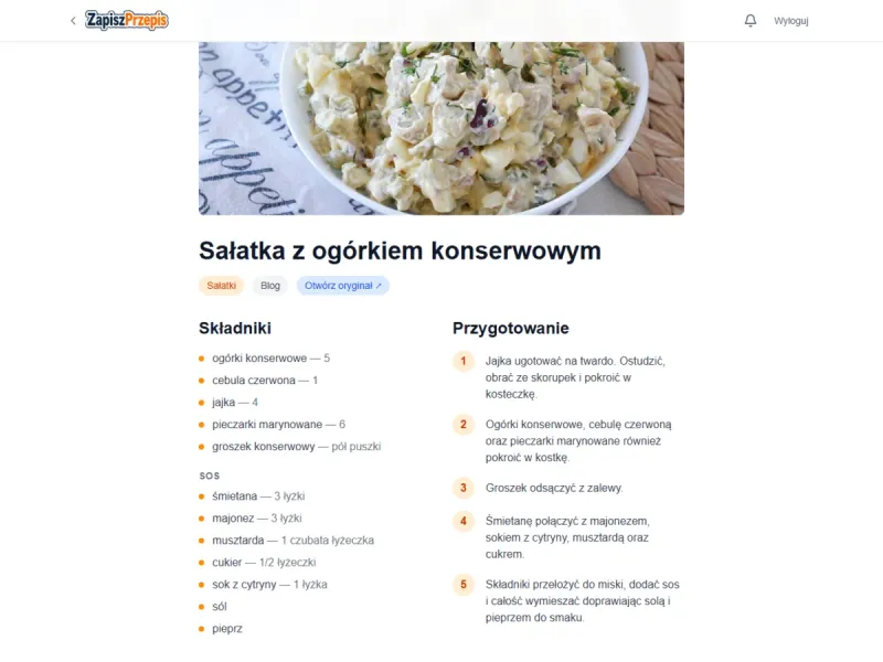 ZapiszPrzepis: how I use AI on real projects